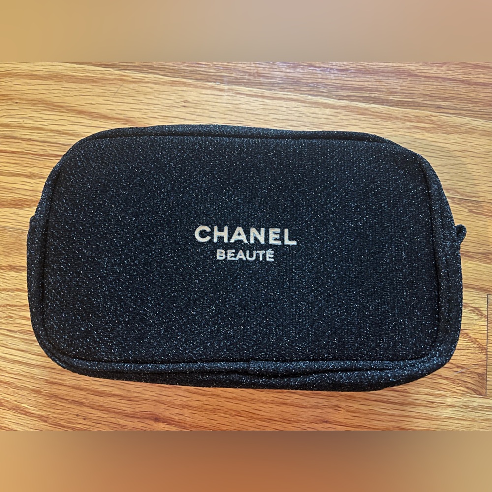 CHANEL Black Beauty Pouch